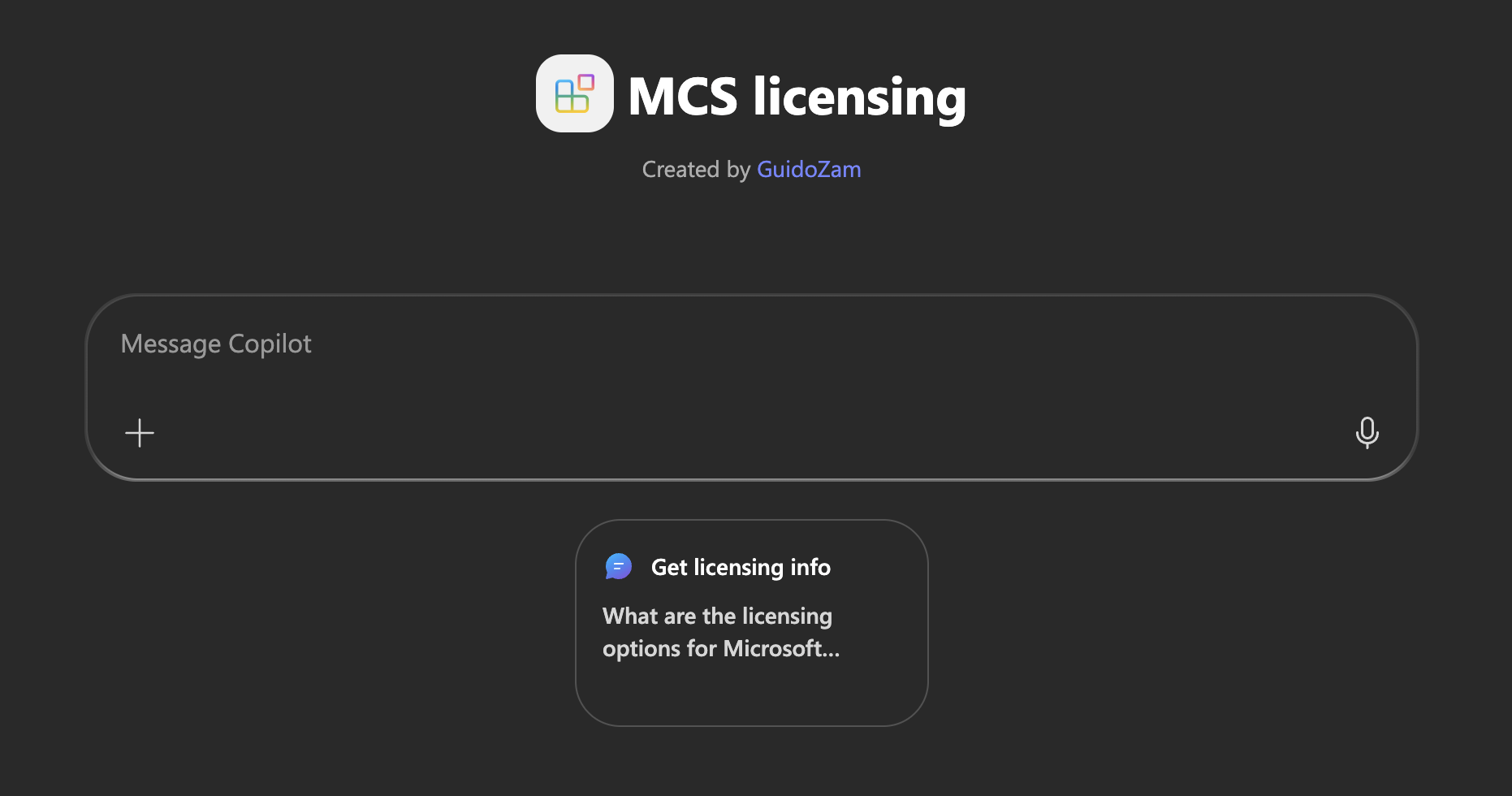Pro Code Agent Microsoft Pro-code Declarative Agent with SharePoint knowledge base – I am GuidoZam