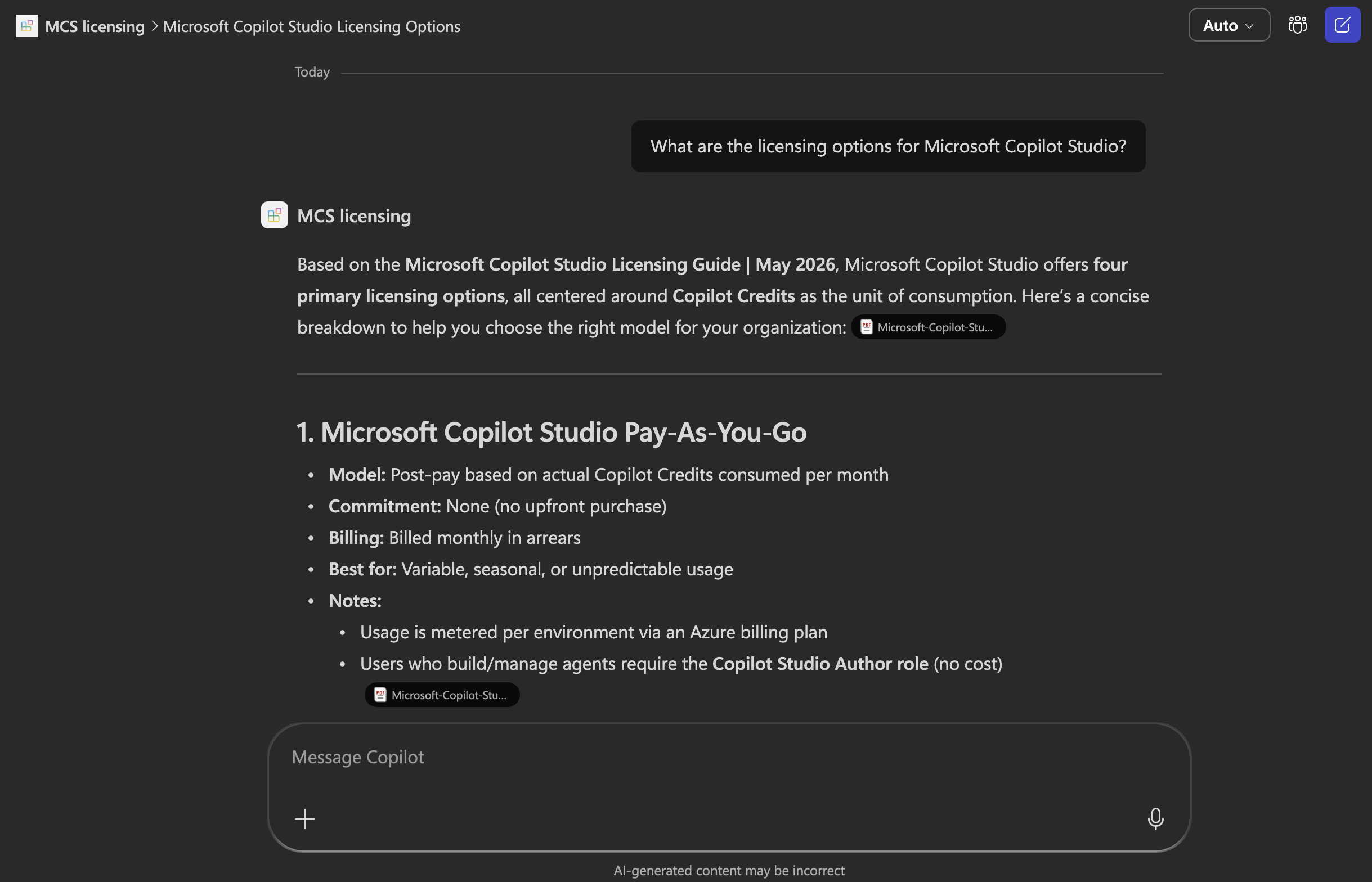 Pro Code Agent Microsoft Pro-code Declarative Agent with SharePoint knowledge base – I am GuidoZam